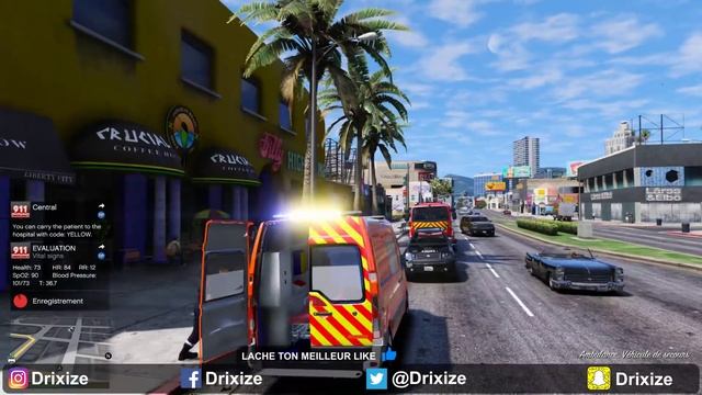 [GTA 5] DE GARDE AU VSAV - RENAULT MASTER 3 | SAPEURS-POMPIERS SEINE ET MARNE#INTERVENTION42 смотреть онлайн