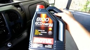 Звук мотора после замена масла MOTUL 8100 ECO-Nergy 5w-30 Ford Transit 2.0 2005 177600km