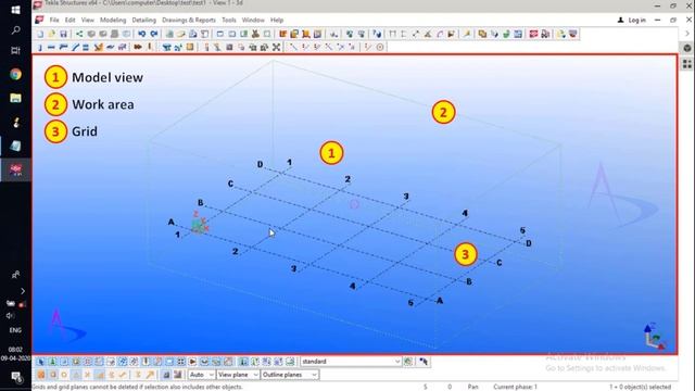 Tekla Structures V21.1 Tutorial-1_Tekla Structures User Interfaces