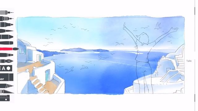 Tayasui Sketches App - Watercolor Tool смотреть онлайн