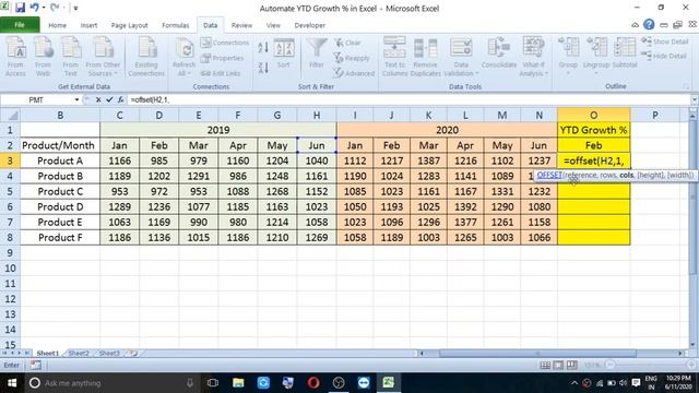 Calculate YTD Growth and Achievement in Excel | Growth% and Achievement % Calculation смотреть онлайн