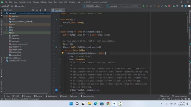 How to remove a DEBUG banner in Flutter App смотреть онлайн