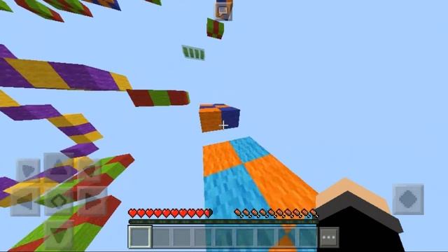 ПРОХОЖДЕНИЕ ПАРКУР КАРТЫ RAINBOWRUN (MINECRAFT PE MAPS) смотреть онлайн
