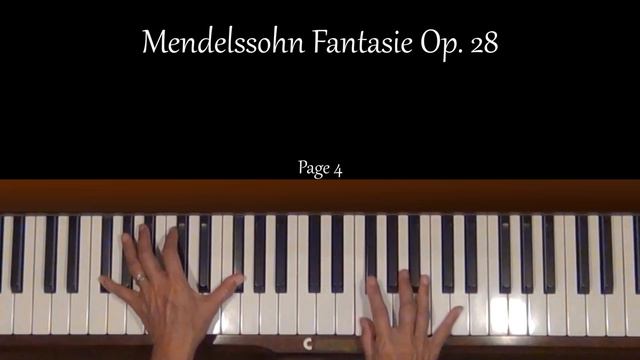 Mendelssohn Fantasy Op. 28 1st mvt Tutorial Part 2 смотреть онлайн