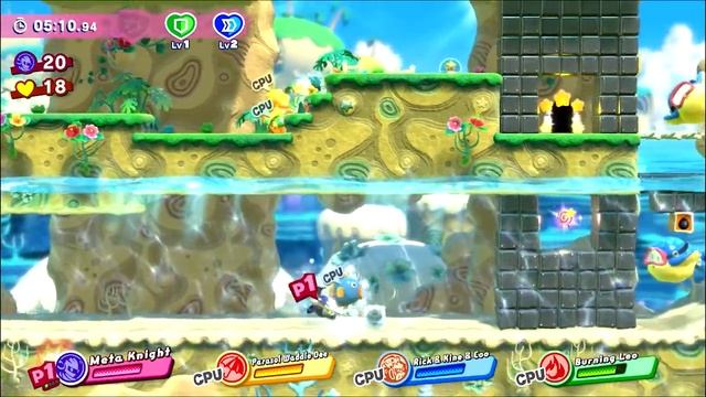 Is It Possible to Beat Kirby Star Allies Guest Star Meta Knight Without Jumping? -No Jump Challenge смотреть онлайн