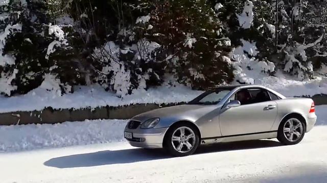 Mercedes SLK 200 Kompressor Drift From Borovets