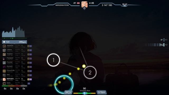 M0RGENSHTERN | THE ORAL CIGARETTES - GET BACK [Somewhere] 1st +HDDT FC 96.98% {#1 816pp FC} - osu! смотреть онлайн