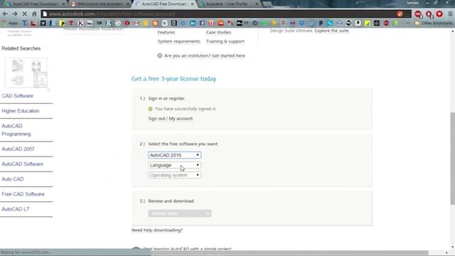How to download and install AutoCAD for free | Student Account |Auto Cad tutorials смотреть онлайн
