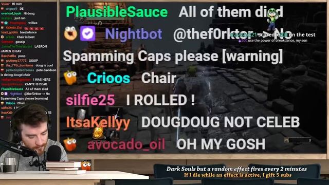 Dark Souls 3 but a random effect fires every 2 minutes (VOD) смотреть онлайн