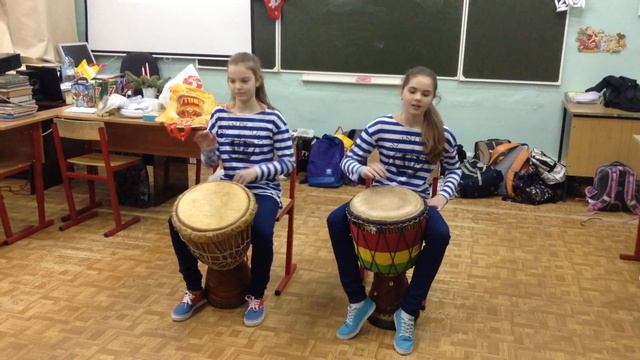 Африканские барабаны 5 "Д", педагог Джага Самба. смотреть онлайн