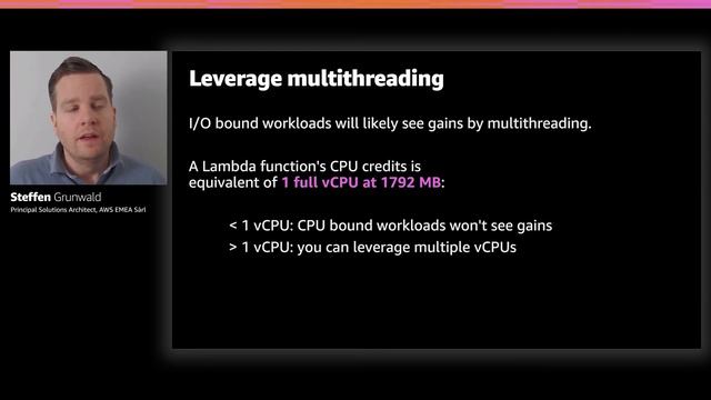 AWS re:Invent 2020: Ahead of time: Optimize your Java application on AWS Lambda смотреть онлайн