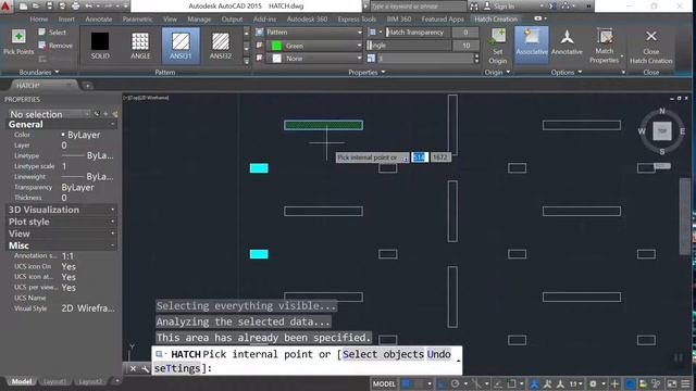 AutoCAD Tamil | Hatch Command смотреть онлайн