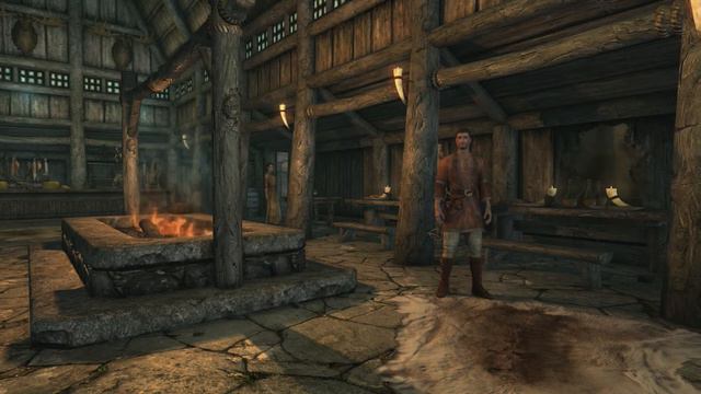 Skyrim ASMR - Relaxing in the Riverwood Inn after a long Day of Adventuring смотреть онлайн