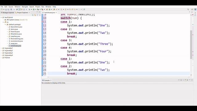 Switch Case Statements In JAVA(full explanation with examples).Conditional Statements Part-II Tamil смотреть онлайн