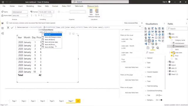 How to use DATESINPERIOD function in power bi | DAX | part 15 смотреть онлайн