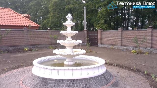 Декоративный фонтан на участке смотреть онлайн