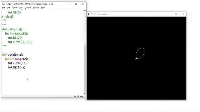 Game Development - 12 - Turtle Logics and Designs|Commands|Python Game Development in hindi| смотреть онлайн