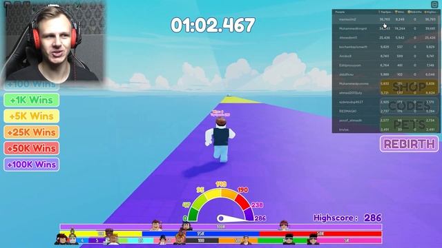 КЛИКАЙ И БЕГИ БЫСТРЕЕ ВСЕХ В РОБЛОКС! ► Race Clicker смотреть онлайн