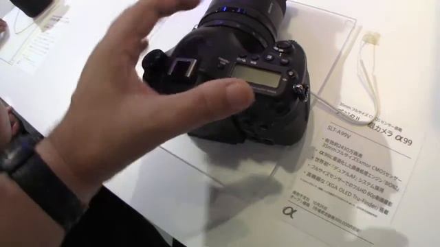 SONYα99　SLT-A99V　CEATEC japan 2012