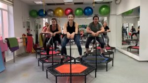 Фитнес на батутах