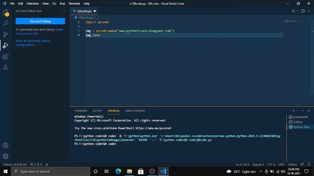 Create QR code of any website using python| QR code using python| Python| python for beginner смотреть онлайн