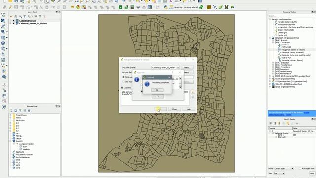QGIS - Polygonize - Raster To Vector