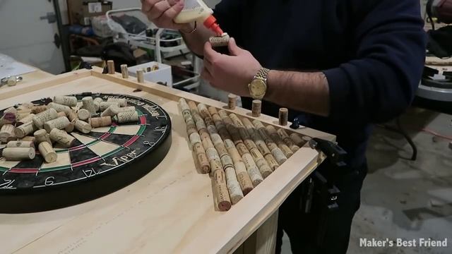 DIY Corked Dart Board! смотреть онлайн