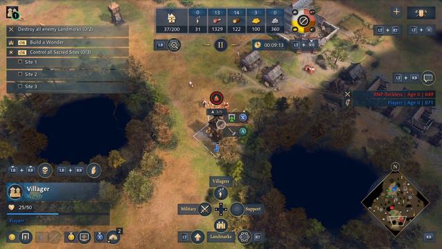 Age of Empires 4 Xbox Ranked 1v1 Mongol Tower Rush смотреть онлайн