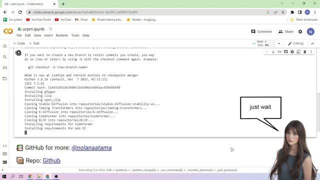 Uber Realistic Merge (URPM) - Stable Diffusion 1-CLICK Google Colab Setup смотреть онлайн