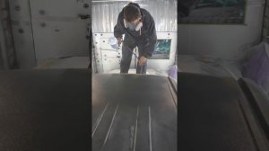 Первый слой. Окрас в раптор пистолетом с дюзой 2.5 часть 2