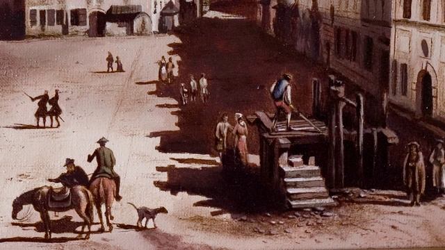 Копия старинной картины Bernardo Bellotto смотреть онлайн