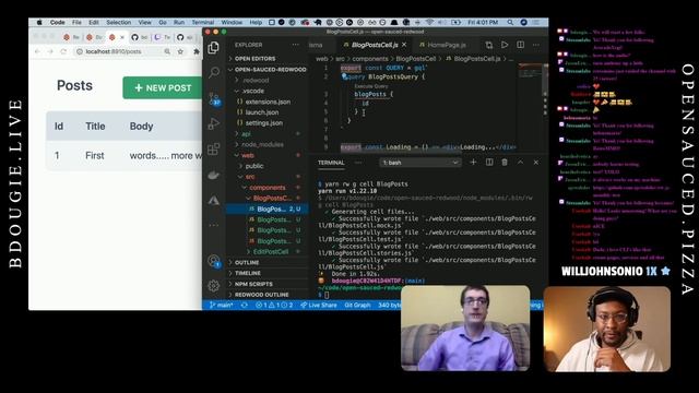 Fullstack React With RedwoodJS - Open Sauced Pizza Party смотреть онлайн
