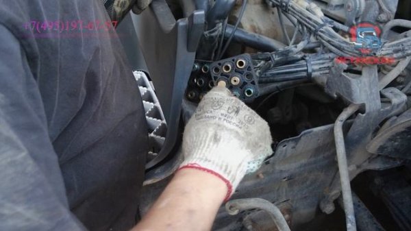 замена блока APS у Scania #scania #авторазборка #aps