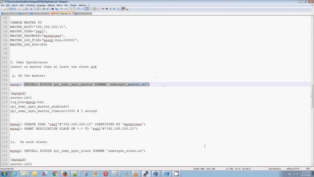 MYSQL Semi-synchronous replication смотреть онлайн