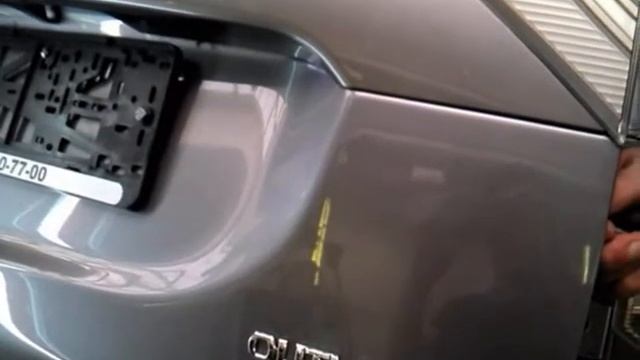 Удаление вмятины на Mitsubishi Outlander смотреть онлайн