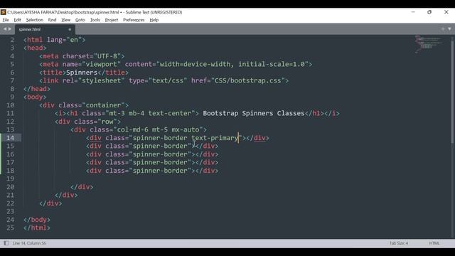Spinners and Grow Classes in Bootstrap || Spinners & Grow #bootstrap #html #css смотреть онлайн