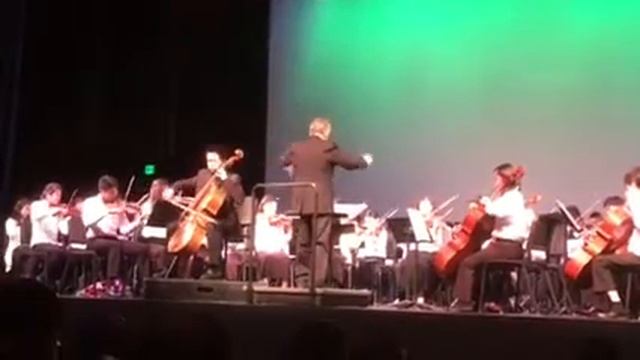 Ryan Su with ECYS, Fall Concert, 2016, Goltermann Cello Concerto No. 4, Op.65 смотреть онлайн