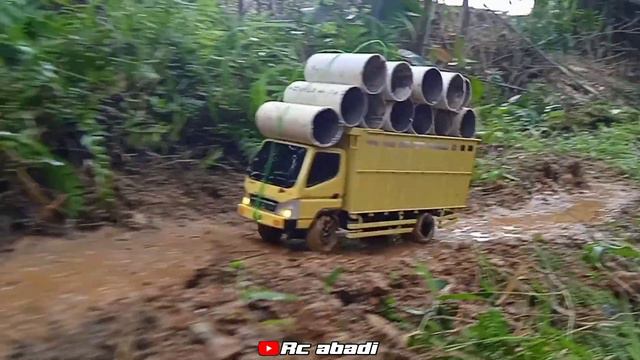 TRUK RC || BERMUATAN BETON OVERLOAD‼️AKHIRNYA TRUK HINO DUTRO TERGULING смотреть онлайн