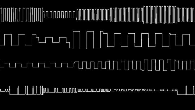 Sega Game Gear "Shining Force: Final Conflict - Distant Journey Calls" oscilloscope view смотреть онлайн