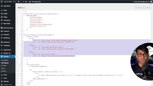 Add Training Videos and Guides to Wordpress Dashboard - Code Snippets смотреть онлайн