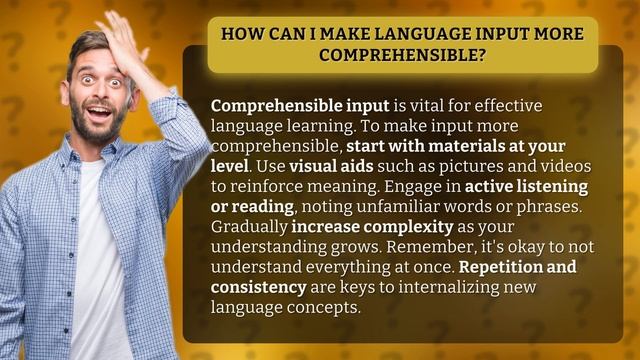 How Can I Make Language Input More Comprehensible? смотреть онлайн