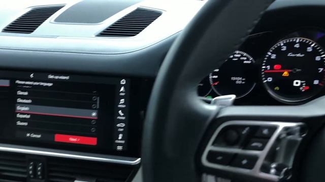 2019 Porsche Cayenne Turbo, in Rhodium Silver Metallic смотреть онлайн