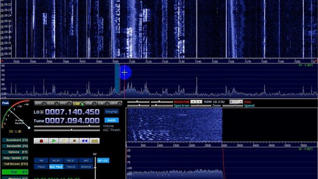Самодельная антенна Mini-Whip на 40м + SDR приёмник с конвертером смотреть онлайн
