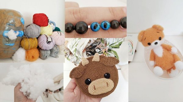 Распаковка пряжи и наполнителя  с сюрпризом. Анонс нового МК