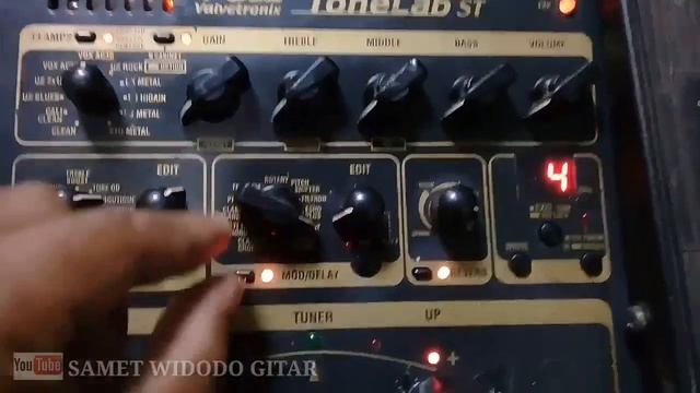 Setting rock - vox tonelab st - efek gitar смотреть онлайн