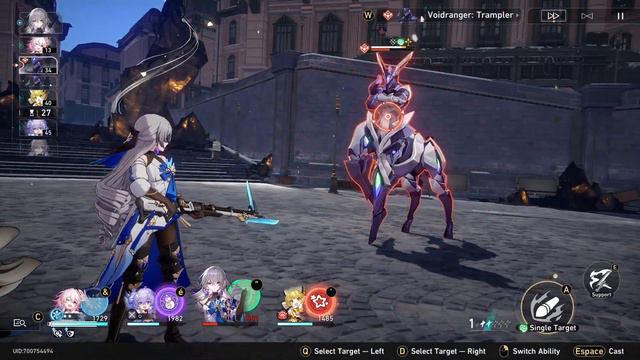 【Honkai: Star Rail】Memory of Chaos ► Favor of Amber Phase 4 ★ 0 Star (Best Attempt) ║#303║ смотреть онлайн