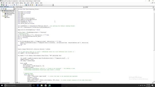 connect excel to word | creating letters in word from excel- vbatip#5 смотреть онлайн