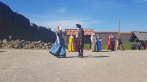 Saltarello - hopping medieval dance.