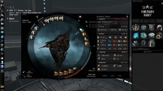 Rupture Fitting - PVE - Level 2 Mission Runner - New Player Fit - 372 DPS - EVE Online смотреть онлайн