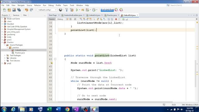 LinkedList Insertion (Singly Linked List) смотреть онлайн